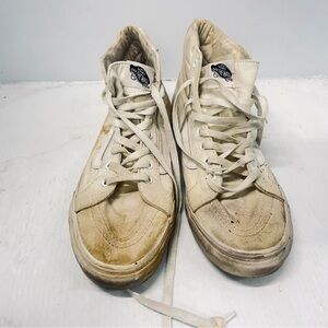 Vans Worn Size 11 and T Shirt